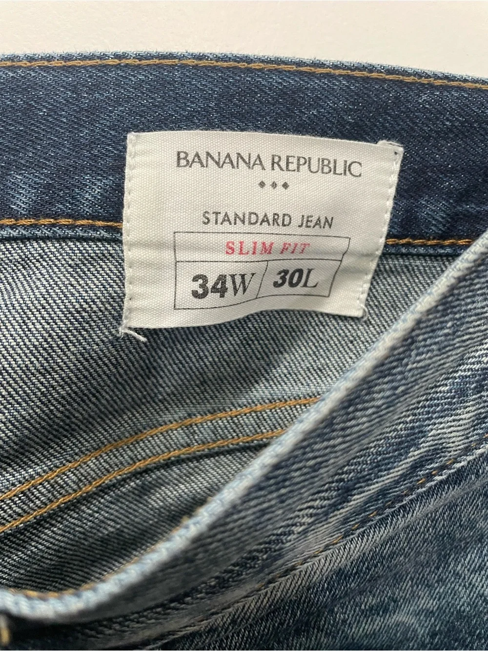 Banana Republic Slim Jeans in Medium Blue Wash